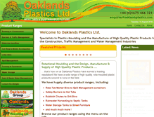 Tablet Screenshot of oaklandsplastics.com